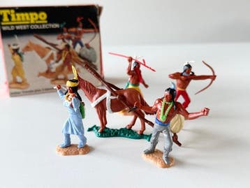 Timpo Toys - Figuur - Wild West Collection (5) - kunststof, Nieuw