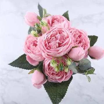 Kunst Boeket - Zijden Rozen Roos Bloemen Luxe Boeketten, Verzenden, Nieuw