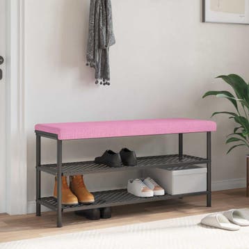 vidaXL Bankkussen Stof Roze Diepte 35 cm, Verzenden, Nieuw, Roze
