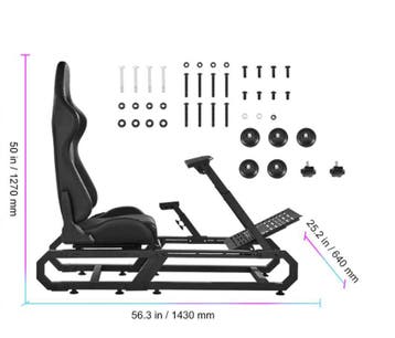 Racing Wheel Stand met Stoel Verstelbaar Shifter Mount, Verzenden, Nieuw