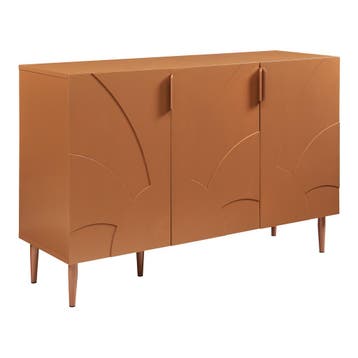 Commode Starvili dressoir 75x115x38 cm roestkleurig [en.casa, Verzenden, Nieuw