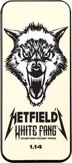 Jim Dunlop James Hetfield White Fang blikje plectrum 1.14 mm, Ophalen of Verzenden, Nieuw, Gebruiksvoorwerp