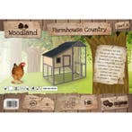Kippenhok Farmhouse Country – Houten kippenhok groot – L, Dieren en Toebehoren, Pluimvee | Toebehoren, Verzenden, Nieuw, Kippenhok of Kippenren