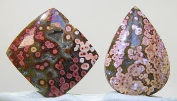 Jaspis Cabochon - Hoogte: 32.2 mm - Breedte: 23.1 mm- 12.2 g