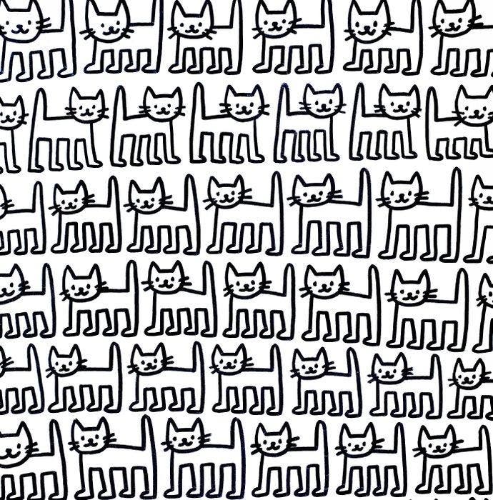 Roger Haus - 48 Cats - XL, Antiek en Kunst, Kunst | Designobjecten