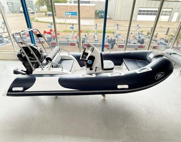 Hibo Polyester Console RIB 3.90 + Tohatsu 20 PK, Watersport en Boten, Rubberboten, Polyester/glasvezel, Stuurconsole, Nieuw, Hibo