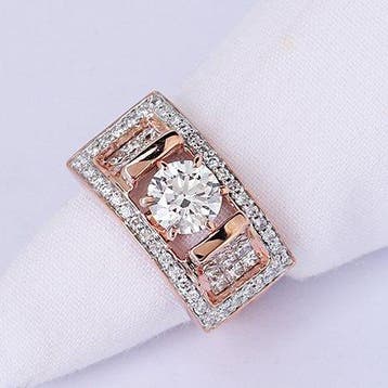 Verlovingsring - 14 karaat Roségoud - 2.32ct. tw. Diamant, Sieraden, Tassen en Uiterlijk