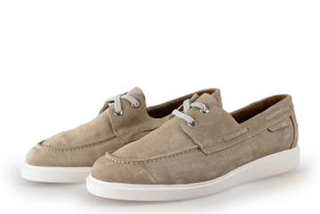 Stefano Lauran Instappers in maat 43 Beige, Kleding | Heren, Overige kleuren, Overige typen, Zo goed als nieuw, Stefano Lauran