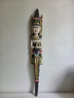 Balinees houten wandbeeld dewi - sculptuur - Indonesië, Antiek en Kunst