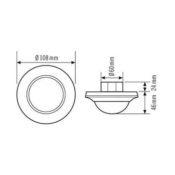 ESYLUX Compact bewegingsmelder-bussysteem - EP10427435, Verzenden, Nieuw, Overige typen