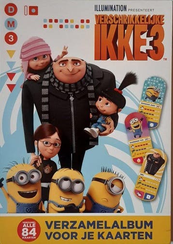 Verschrikkelijke Ikke 3 Verzamelalbum voor je kaarten, Verzenden, Zo goed als nieuw