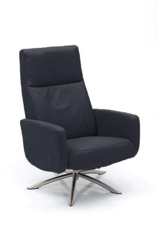 Relaxfauteuil Zevenaar - relaxfauteuils - Zwart, Huis en Inrichting, Stoelen, Zwart, Nieuw, Stof