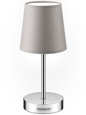 Tafellamp Lumière Taupe 32x13x13cm (Lampen, Interieur), Huis en Inrichting, Lampen | Hanglampen, Verzenden, Nieuw