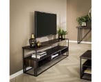 TV-meubel 160 Teca vine - Teakhout brownwash, Ophalen of Verzenden, Nieuw