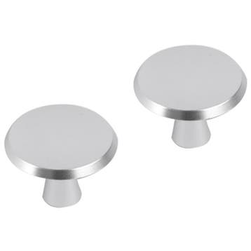 Differnz meubelknop rond 30 mm mat chroom 2 stuks, Verzenden, Nieuw