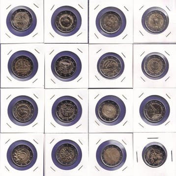 Europa. 2 Euro 2011/2026 (16 coins) (Zonder minimumprijs)