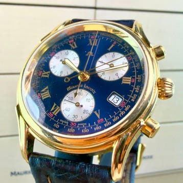 Maurice Lacroix - Les Classiques Chronograph 18k Goldplated, Nieuw
