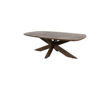 Salontafel Capricorn Deens ovaal Acacia 120x70x40 cm - Bruin, Ophalen of Verzenden, Nieuw