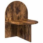 vidaXL Nachtkastje Gerookt Eiken 48 x 49 x 65 cm Bewerkt, Verzenden, Nieuw, 55 tot 70 cm, 45 tot 65 cm