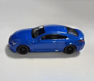 Schaalmodel Lexus RC F (schaal 1:43, circa 10x4x3 cm, blauw, Ophalen of Verzenden, Nieuw