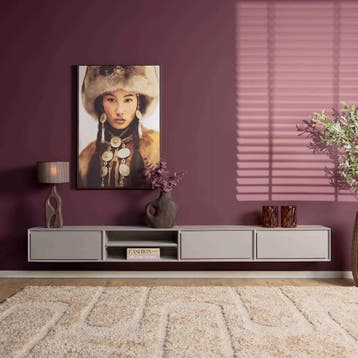 Zwevend tv meubel Ambiance Taupe | 240 cm | Starfurn, Ophalen of Verzenden, Nieuw