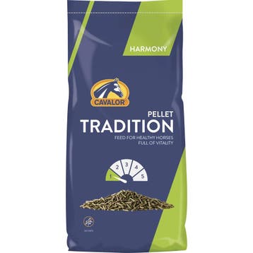Cavalor Tradition Pellet 20 kg (Paardenvoer), Verzenden, Nieuw