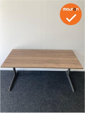 Ahrend 500 handmatig verstelbaar bureau - nieuw blad naar ke, Werkplek, Ophalen of Verzenden, Gebruikt, Bureau