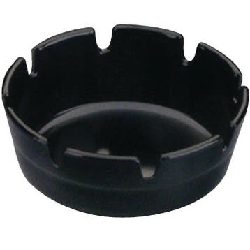 Terras Asbak | KRISTALLON | Zwart | Melamine | Ø100mm, Verzenden, Nieuw in verpakking
