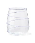 HEMA Waterglas spiraal blauw, Verzamelen, Verzenden, Nieuw