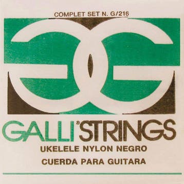 Galli G-216-B Ukulele Snarenset – Black Nylon, Muziek en Instrumenten, Snaarinstrumenten | Overige, Ophalen of Verzenden, Nieuw