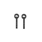 Intersteel Set van 2 hangrollen Modern 25,5cm - mat zwart, Verzenden, Nieuw