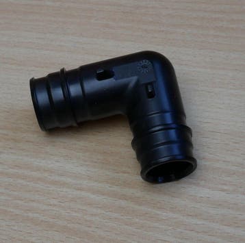 Uponor Q&E knie 90° PPSU 25x25mm 1008681, Bochten, Pvc, Verzenden, Nieuw