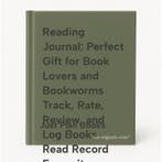 Reading Journal: Perfect Gift for Book Lovers and Bookworms, Verzenden, Zo goed als nieuw, Just Plan Books