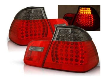 LED achterlicht units Red Smoke BMW E46, Auto-onderdelen, Verzenden, Gebruikt, BMW