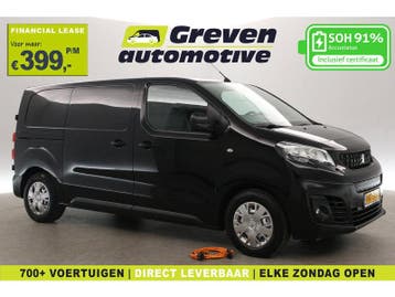 Peugeot e-Expert 75 kWh L2H1 | Snelladen | SOH 91% | Airco, Automaat, Zwart, Elektrisch, Nieuw