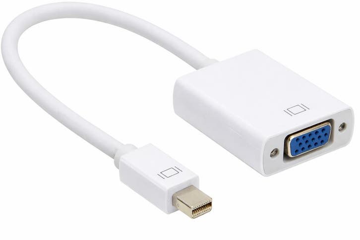 Mini DisplayPort / Thunderbolt Naar VGA Adapter, Computers en Software, Overige Computers en Software, Zo goed als nieuw, Verzenden
