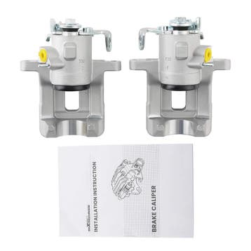 2x Remklauw achter rechts/links geschikt voor Audi A4 B6,..., Verzenden, Nieuw, Audi