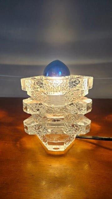 Peill & Putzler - Tafellamp - ijsglas - Glas, Antiek en Kunst