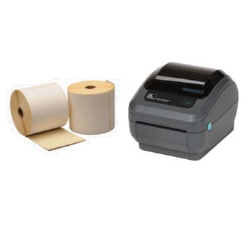 Zebra GK420d Barcode Label Printer  USB & RJ-45 + 2 Label, Ophalen of Verzenden, Nieuw, Zebra