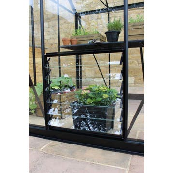 Halls louvreraam Qube 6L, 610 x 610 mm veiligheidsglas -, Verzenden, Nieuw