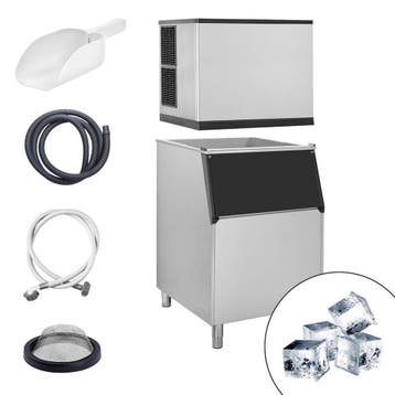 GGM Gastro | IJsblokjesmachine - kubus (volle blokjes) - 212, Verzenden