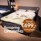 Boxspring uitverkoop DIRECT LEVERBAAR | Vanaf €699, Scandinavisch, Modern interieur, Strak en Minimalistisch, Stoer, Blauw, 200 cm