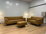 NIEUW GESTOFFEERDE Design on Stock Bloq Set – Okergeel, Ophalen of Verzenden, Nieuw, Stof, Bankstel Bank Zetels Sofa Hoekbank Design bank