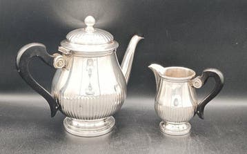 Christofle, No Reserve - Theepot (2) - Verzilverd - Theepot