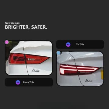 LED Achterlichten Audi A3 (2013-2019) - Dynamische Richtinga, Verzenden, Nieuw