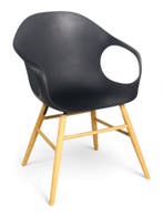 Kristalia Elephant Stoel, 4-poot, eiken-zwart, Huis en Inrichting, Stoelen, Ophalen of Verzenden, Gebruikt, Zwart