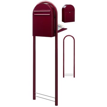 Brievenbus Bobi Classic B (back) - bordeauxrood, Verzenden, Nieuw