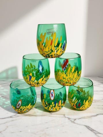 MurArt - Drinkset (6) - Glas - Set van zes glazen -