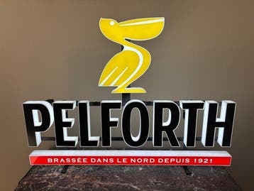 Peleforthe. - achtergrondverlichte reclamesign - Reclamebord