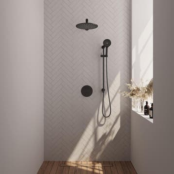 Brauer Black Carving Thermostatische Regendoucheset Inbouw -, Ophalen of Verzenden, Nieuw